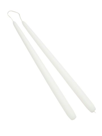 TAPER CANDLES - WHITE