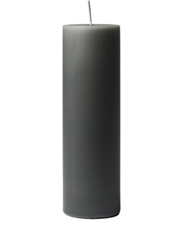 PILLAR CANDLES - DARK GREY