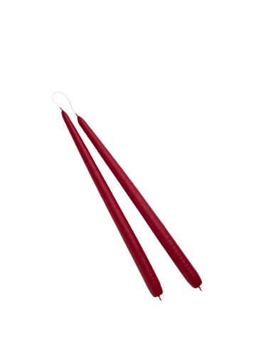 TAPER CANDLE - DEEP RED #35