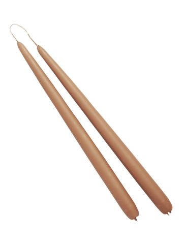TAPER CANDLE - GOLDEN BROWN #22