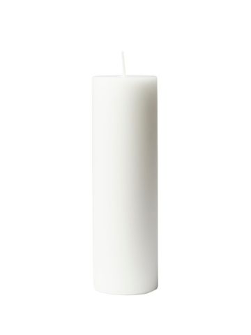 PILLAR CANDLE - WHITE #01