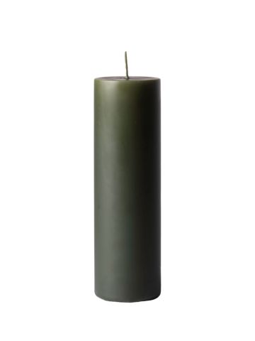 PILLAR CANDLE - DEEP OLIVE #86