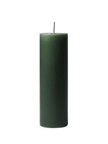 PILLAR CANDLE - DEEP GREEN #88