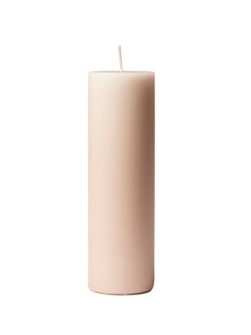 PILLAR CANDLE - ROSE QUARTZ #43