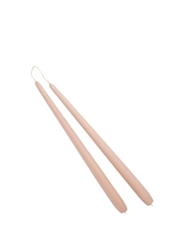 TAPER CANDLE - ROSE QUARTZ #43