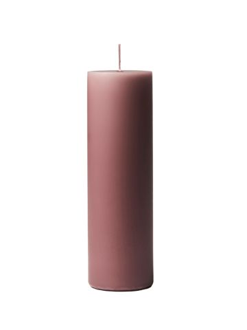 PILLAR CANDLE - DARK MALVA #45