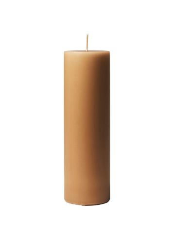 PILLAR CANDLE - GOLDEN BROWN #22