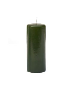 PILLAR CANDLE - DEEP OLIVE #22
