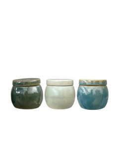 BERIT - GREEN MIX GLAZED LID 