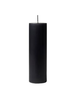 PILLAR CANDLE - BLACK #09