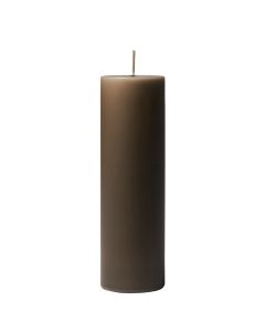 PILLAR CANDLE - GREY BROWN #92