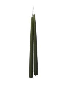 TAPER CANDLE - DEEP OLIVE #22