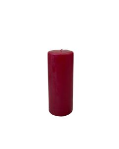 PILLAR CANDLE - DEEP RED #18 